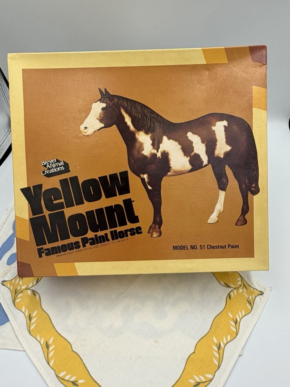 Breyer #51 Yellow Mount with Box